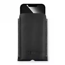 Skórzane etui na IPhone 11 Solier SA58 BLACK czarne Telefony i akcesoria Akcesoria telefoniczne Etui