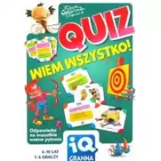 IQ Quiz Wiem wszystko Granna Gry Gry planszowe