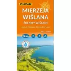 Mapa Mierzeja Wiślana 155 000 Książki Literatura podróżnicza