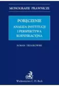 Poręczenie Analiza instytucji i perspektywa kodyfikacyjna Książki Ebooki