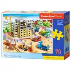 Puzzle 70 el Big Construction Site Castorland Dla dziecka Zabawki Puzzle