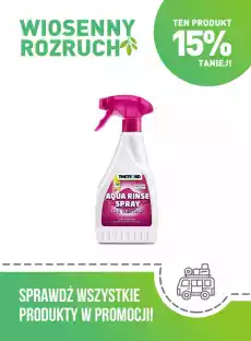 PŁYN AQUA KEM RINSE SPRAY 05L Dom i ogród Sprzątanie domu