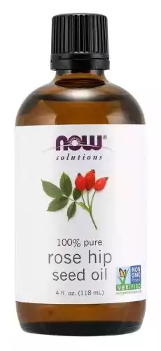 Rose Hips Oil Olejek z Nasion Dzikiej Róży 118 ml NOW FOODS Artykuły Spożywcze Oleje i oliwy