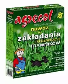 AGRECOL Nawoz do zakładania i regeneracji trawników 5kg Dom i ogród Ogród Nawozy do roślin i kwiatów