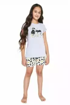 Cornette Cats 78787 Melanż piżama dziewczęca Dla dziecka Bielizna dziecięca Pidżamy i szlafroki dziecięce