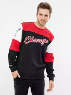 Bluza Bez Kaptura Mitchell Ness Chicago Bulls NBA Perfect Season Czarna Odzież obuwie dodatki Odzież męska Bluzy męskie