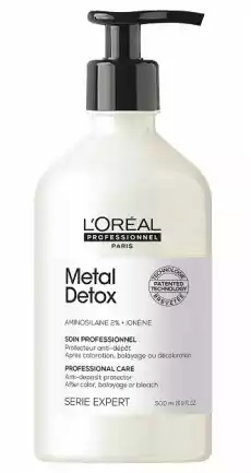 Loreal Metal Detox kuracja po koloryzacji lub dekoloryzacji z glikoaminą 500ml Zdrowie i uroda Kosmetyki i akcesoria Pielęgnacja i stylizacja włosów