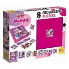 Minnie puzzle progresywne Lisciani Dla dziecka Zabawki Puzzle