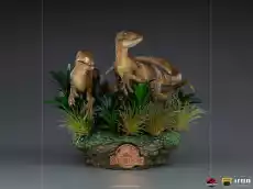 Figurka Jurassic Park Deluxe Art Scale 110 Just The Two Raptors Dom i ogród