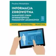 Informacja zdrowotna Książki Nauki ścisłe