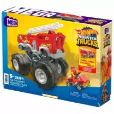 Klocki straż MEGA BLOKS Hot Wheel Monster Trucks 5Alarm łazik ATV Pojazd do zbudowania Zestaw klocków HHD19 p4 MATTEL Dla dziecka Zabawki Klocki