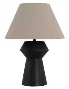 Lampa Stołowa Osaka Czarna Wys 61cm Dom i ogród Wyposażenie wnętrz Oświetlenie Lampy stołowe