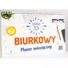 Kalendarz 2024 biurkowy planer 24x15cm Książki Kalendarze