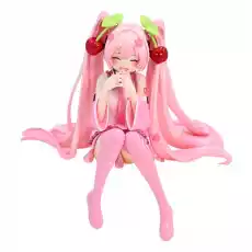 Figurka Hatsune Miku Noodle Stopper Sakura Miku 2023 Smile Ver Dom i ogród Wyposażenie wnętrz Dekoracja Figurki dekoracyjne Figurki kolekcjonerskie