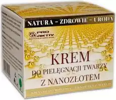 Krem do pielęgnacji twarzy z nanozłotem kwas hialuronowy ekstrakt z mango 50ml Pro Aktiv Zdrowie i uroda Kosmetyki i akcesoria Pielęgnacja twarzy Toniki do twarzy