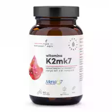 Aura Herbals Witamina K2MK7 MenaQ7 200 μg kapsułki 90 szt Sport i rekreacja Odżywki i suplementy Witaminy i minerały