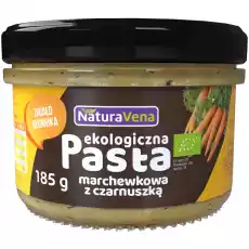 Pasta Marchewkowa z Czarnuszką 185 g Bio NaturAvena Artykuły Spożywcze