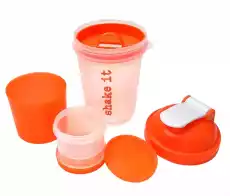 Smart Shaker 3w1 Bidon 600 200 ML Pilbox 120 ml Sport i rekreacja Siłownia i fitness Akcesoria do siłowni i fitness