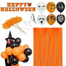 Dekoracje na Halloween zestaw balony girlanda kurtyna ozdoby na Halloween Gadżety Balony