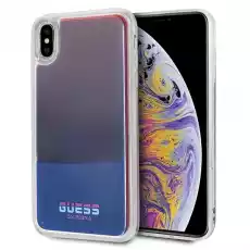 Guess GUHCI65GLCRE iPhone Xs Max czerwo nyred hard case California Glow in the dark Telefony i akcesoria Akcesoria telefoniczne Etui