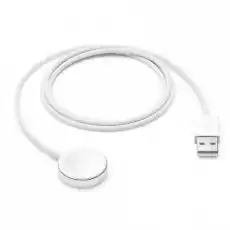 Ładowarka indukcyjna z kablem USBA 1m Apple Watch Magnetic biała Telefony i akcesoria Akcesoria telefoniczne Ładowarki i kable
