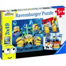 Puzzle 3 x 49 el Minionki 2 Ravensburger Dla dziecka Zabawki Puzzle