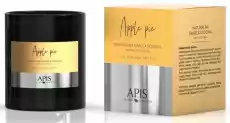 Apis Apple pie naturalna świeca sojowa 200g Dom i ogród Wyposażenie wnętrz Świece i aromaterapia