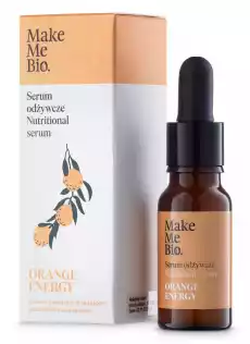 Make Me Bio Orange Energy odżywcze serum do twarzy 15ml Zdrowie i uroda Kosmetyki i akcesoria Pielęgnacja twarzy Serum do twarzy