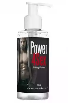 Power4Sex Żel na Potencję 150ml 100 ORYGINAŁ DYSKRETNA PRZESYŁKA Zdrowie i uroda Zdrowie Leki Leki na potencję