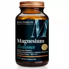 Doctor Life Magnesium Ballance cytrynian i jabłczan magnezu magnez 240mg suplement diety 120 kapsułek Zdrowie i uroda Zdrowie Witaminy minerały suplementy diety