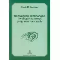 Rozważania seminaryjne i wykłady na temat Książki Nauki humanistyczne