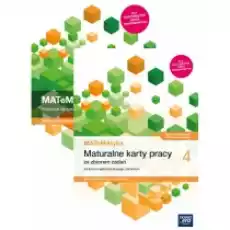 MATeMAtyka 4 Podręcznik i maturalne karty pracy dla liceum i technikum Zakres podstawowy i rozszerzony Książki Podręczniki i lektury