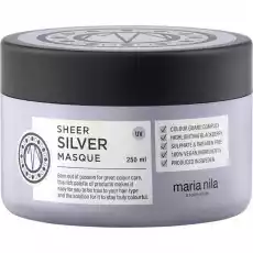 Maria Nila Sheer Silver Masque maska do włosów blond i rozjaśnianych 250ml Zdrowie i uroda Kosmetyki i akcesoria Pielęgnacja i stylizacja włosów Maski do włosów