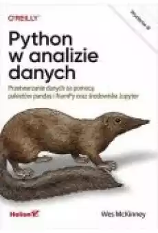 Python w analizie danych w3 Książki Zdrowie medycyna