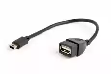 Gembird Kabel OTG USB Mini BM USB AF 15cm Komputery Akcesoria komputerowe Inne akcesoria komputerowe