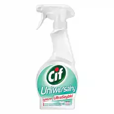 Cif UltraSzybki Uniwersalny płyn do czyszczenia z wybielaczem spray 500ml Dom i ogród Sprzątanie domu Środki czystości