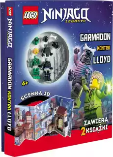 LEGO NINJAGO ZLMBS6701 GARMADON KONTRA LLOYD Książki Dla dzieci