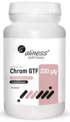 Chrom GTF ActCr Complex 200 µg Aliness Artykuły Spożywcze