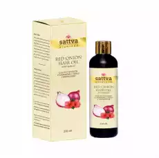 Sattva Hair Oil olej do włosów z czerwonej cebuli Red Onion 200ml Zdrowie i uroda Kosmetyki i akcesoria Pielęgnacja i stylizacja włosów Odżywki do włosów