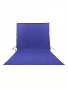 GlareOne Niebieskie tło materiałowe Blue Screen Backdrop 3x6 Fotografia Akcesoria fotograficzne Sprzęt studyjny