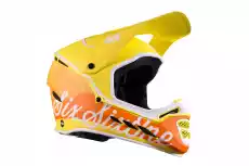 Sissixone 661 reset geo citrus kask rowerowy fullface żółtopomarańczowy Rozmiar 6061 Sport i rekreacja