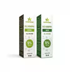 Zestaw Olej CBD 5 Olej CBG 5 Zdrowie i uroda Zdrowie Medycyna naturalna Produkty CBD