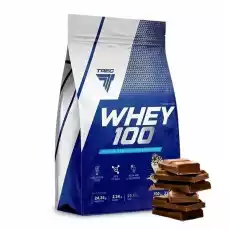 Trec Whey 100 700g o smaku czekoladowym Sport i rekreacja Odżywki i suplementy