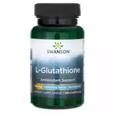 Swanson LGlutathione 100 mg 100 kaps Sport i rekreacja Odżywki i suplementy