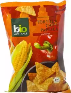 Chipsy tortilla paprykowe bez glutenu 125g EKO BioZentrale Artykuły Spożywcze Czipsy i chrupki