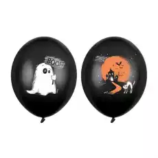 Balony lateksowe z nadrukiem duszek Halloween Gadżety Imprezowe Pozostałe