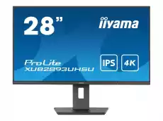 IIYAMA XUB2893UHSUB5 28inch IPS 3840x2160 300cdm2 3ms HDMI DP USB Komputery Monitory Monitory LCD