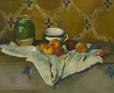 Still Life with Jar Cup and Apples Paul Cézanne plakat Wymiar do wyboru 30x20 cm Dom i ogród Wyposażenie wnętrz Dekoracja Obrazy i plakaty