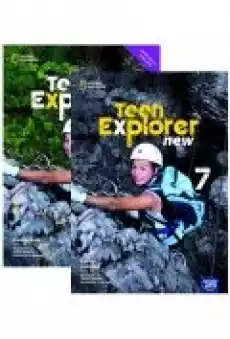 Pakiet Teen Explorer New 7 NEON Podręcznik i zeszyt ćwiczeń do języka angielskiego dla klasy czwartej szkoły podstawowej Książki Podręczniki w obcych językach