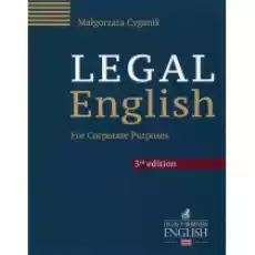 Legal English for Corporate Purposes Książki Nauka jezyków